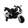 PETMEX BMW S1000RR baterijomis varomas vaikiškas motociklas juodas triciklis