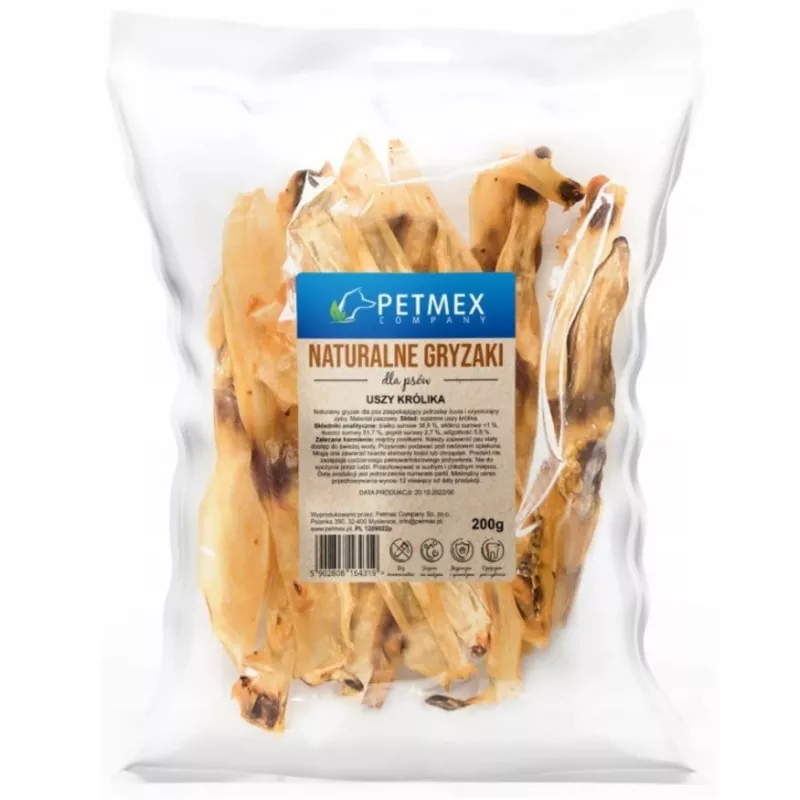 PETMEX Dog Chew Rabbit Ear 200g