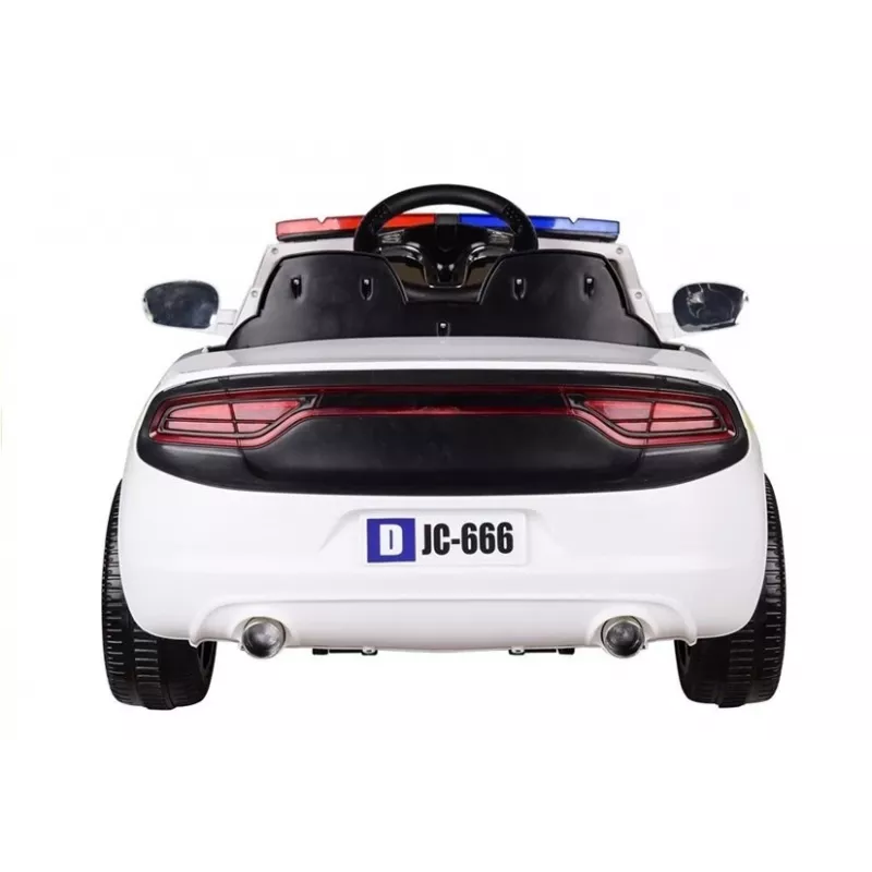 PETMEX Policijos automobilis baterijomis varomas važinėjamas žaislas baltas