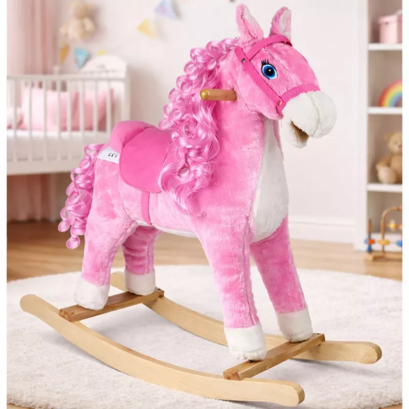 PETMEX Rocking Horse Pink 74cm 2255