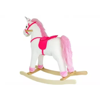 PETMEX Rocking Horse Unicorn White 74cm 2252