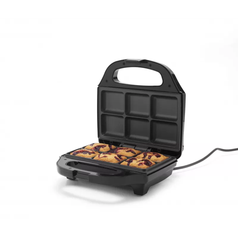 Petra PT5921DEKF Pyragėlių kepimo aparatas - 7 mini pyragėliai/keksiukai/spurgos, 700W, nelipni danga, juoda