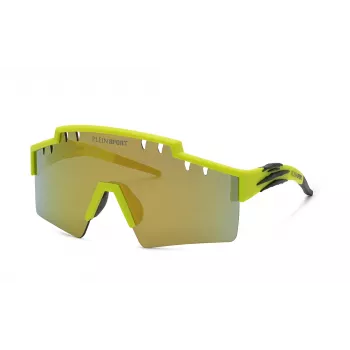 PHILIPP PLEIN MAN Akiniai SSP001-991KCX Oversized Shield Juodi Pilki UV400