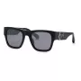 Philipp Plein vyriški akiniai nuo saulės SPP042M54703X - juodas rėmelis, pilki lęšiai, 54 mm