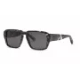 Philipp Plein vyriški akiniai nuo saulės SPP081-550Z21 juodi/pilki 55/17/145 mm