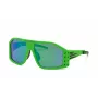 Vyriški Philipp Plein akiniai nuo saulės SSP002-6195GV Pilot/Aviator juodi acetatiniai pilki gradientiniai UV400