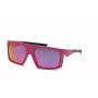 Vyriški Philipp Plein akiniai nuo saulės SSP009-586YLP - juodi su aukso spalvos akcentais, kvadratinis acetatinis rėmelis, pilki UV400 lęšiai 58/18/135 mm
