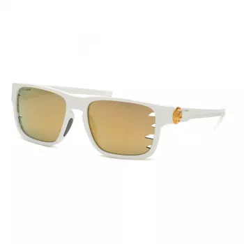 Vyriški Philipp Plein Sport akiniai nuo saulės SSP004-575WWG - juodas rėmelis, pilki lęšiai, 57 mm