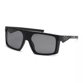 PHILIPP PLEIN SPORT Vyriški akiniai nuo saulės SSP009-58U28P - stačiakampis pilnas rėmelis, pilki lęšiai, UV400 apsauga