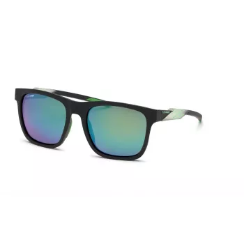 Vyriški Philipp Plein Sport akiniai nuo saulės SSP010-56U28Z - Juodas acetatinis rėmelis, pilki polikarbonatiniai lęšiai, 56/19/135 mm