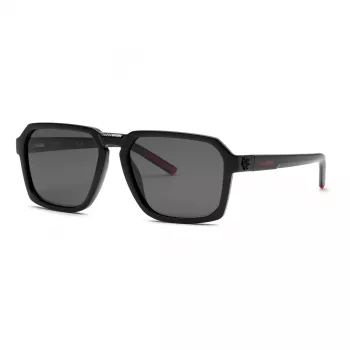 Vyriški Philipp Plein Sport akiniai nuo saulės SSP030-59Z42P - poliarizuotas acetatinis rėmelis, pilki lęšiai, 59/17/145 mm