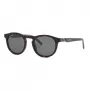 Vyriški Philipp Plein Sport akiniai nuo saulės SSP035-520722 Juodas stačiakampis acetatinis rėmelis, pilki lęšiai, 52 mm