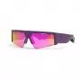 Philipp Plein Sport SSP006-71GEAV Vyriški akiniai nuo saulės, juodas rėmelis, pilki lęšiai, 71/12/130 mm