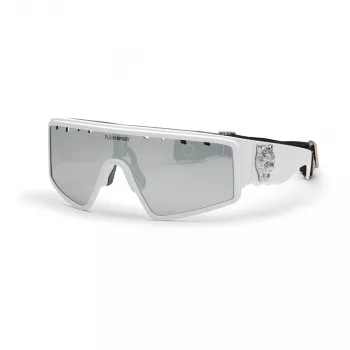 Vyriški akiniai nuo saulės Philipp Plein Sport SSP007V995WWX – juodas rėmelis, dūminiai pilki lęšiai