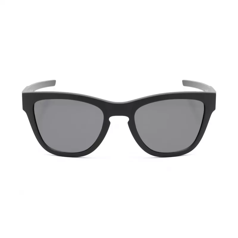 Philipp Plein Sport SSP008-54U28P Vyriški poliarizuoti stačiakampiai akiniai nuo saulės, juodi/pilki, 54/18/135 mm
