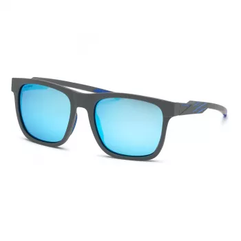 Philipp Plein Sport SSP010-56507P Vyriški poliarizuoti akiniai nuo saulės - Juodas rėmelis, pilki lęšiai, 56 mm