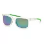Philipp Plein Sport SSP011-56881Z vyriški akiniai nuo saulės - juodi/pilkas veidrodinis 56mm