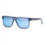 Philipp Plein Sport SSP037-59UA1P Vyriški akiniai nuo saulės - Blizgantis juodas acetatinis rėmelis, dūminiai polikarbonatiniai lęšiai, 59/16/150 mm