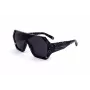 Philipp Plein SPP047-0Z21 vyriški akiniai nuo saulės, juodas rėmelis, pilki lęšiai, 99 mm