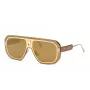 Philipp Plein SPP050-99300G Vyriški akiniai nuo saulės, lęšis 99 mm, tiltelis 0 mm, kodinė 150 mm