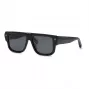 Philipp Plein SPP179-550Z29 Vyriški akiniai nuo saulės, juodas acetatinis rėmelis, pilki polikarbonatiniai lęšiai, 55/18/145 mm