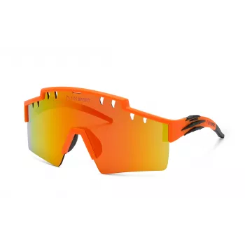Philipp Plein SSP001-99B55A Vyriški akiniai nuo saulės Shield juodas rėmas pilki lęšiai 99/0/130 mm