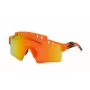 Philipp Plein SSP001-99B55A Vyriški akiniai nuo saulės Shield juodas rėmas pilki lęšiai 99/0/130 mm