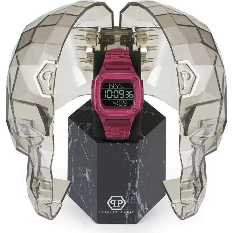 Philipp Plein The $keleton Automatinis Unisex Laikrodis PWHAA0121 47mm Juodas Silikonas