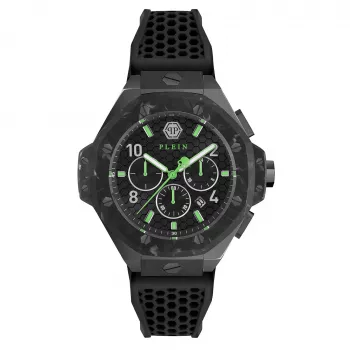 Philipp Plein The $keleton Vyrų Automatinis Laikrodis PWPRA0624 46mm Nerūdijantis Plienas Juodas Silikonas
