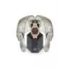 Philipp Plein The Skeleton vyrų kvarcinis laikrodis PWSAA0623 44mm juodas silikoninis dirželis