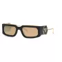 PHILIPP PLEIN Unisex akiniai nuo saulės SPP119M58700G - Juodas rėmelis, pilki gradientiniai lęšiai 58mm