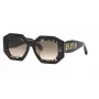 Philipp Plein moteriški akiniai nuo saulės SPP098M530700 - juodas acetatinis rėmelis, pilki lęšiai, 53 mm