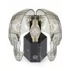 Philipp Plein Moteriškas Laikrodis PW2BA0223 38mm Rožinio Aukso Spalvos Nerūdijantis Plienas Baltas Silikonas