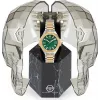 Philipp Plein moteriškas laikrodis PWBDA0724 39mm kvarcinis nerūdijantis plienas silikonas juodas