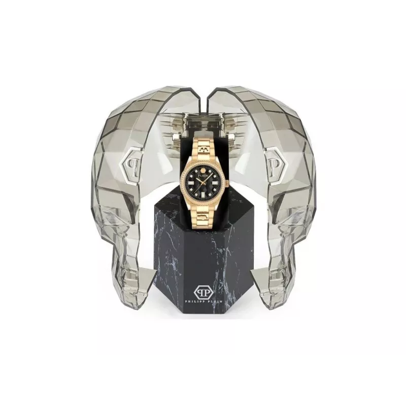 Philipp Plein moteriškas laikrodis PWCDA0624 38mm nerūdijančio plieno kvarcinis