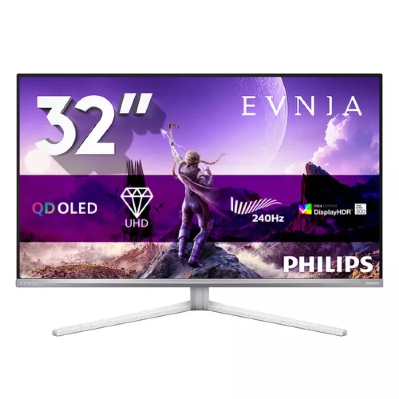 Philips 32M2N8900P/00 31.5 colio 4K OLED žaidimų monitorius - 240Hz, 0.03ms, HDR, USB-C šakotuvas