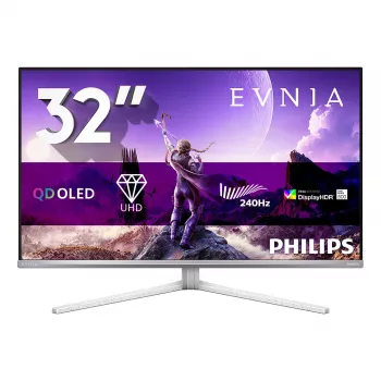 Philips 32M2N8900P/00 31.5 colio 4K OLED žaidimų monitorius - 240Hz, 0.03ms, HDR, USB-C šakotuvas