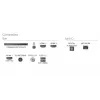 Philips 65PQS8501/12 65 colių QLED Ambilight Smart TV 4K UHD Titan OS Juoda