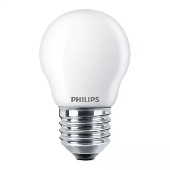 Philips CorePro LED Drop lempa 6.5W P45 E27 2700K šiltai balta matinė