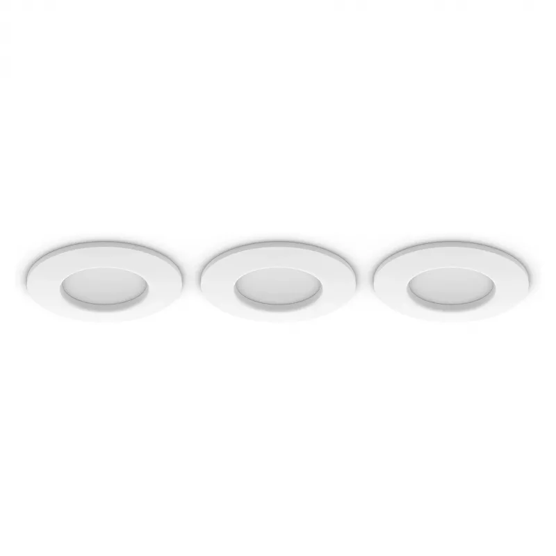 Philips Hue White & Color Ambiance Slim Recessed Light S x3 - White