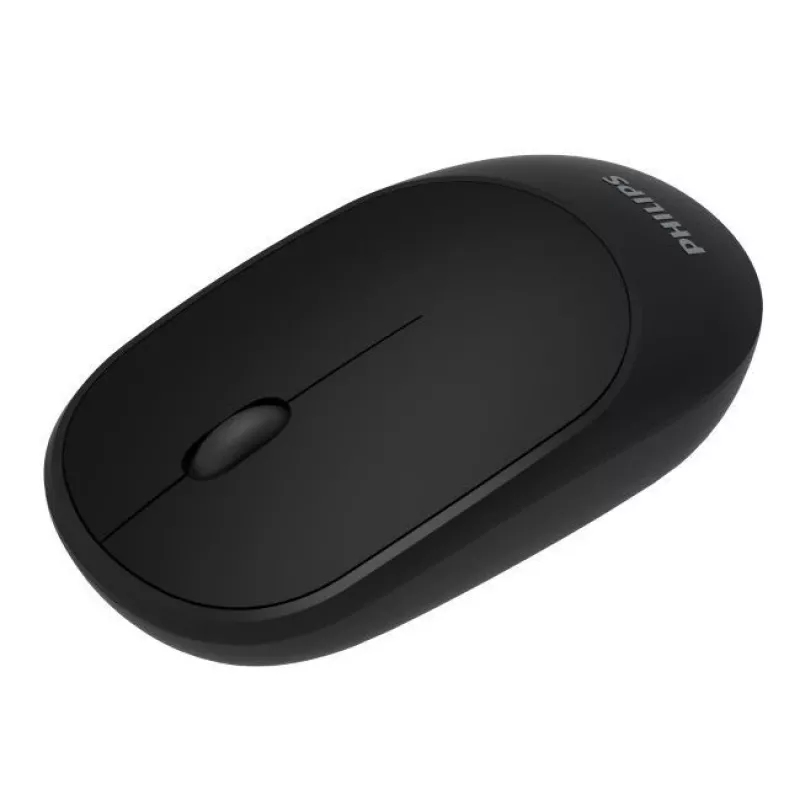 Philips M314 Stilinga ir kompaktiška belaidė pelė 3 mygt. 800/1000/1200/1600dpi juoda