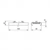 Philips Maxos LL500Z MB-SW WH pakabinimo laikiklis, bepakopis reguliavimas, baltas
