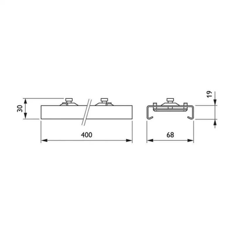 Philips Maxos LL500Z MB-SW WH pakabinimo laikiklis, bepakopis reguliavimas, baltas