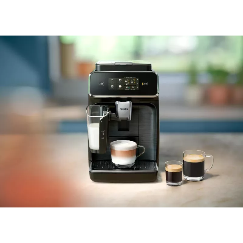 Philips Series 2300 LatteGo Pilnai Automatinis Espresso aparatas EP2339/40 Juodas/Sidabrinis