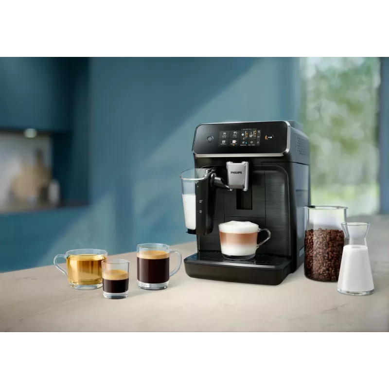Philips Series 2300 LatteGo Pilnai Automatinis Espresso aparatas EP2339/40 Juodas/Sidabrinis