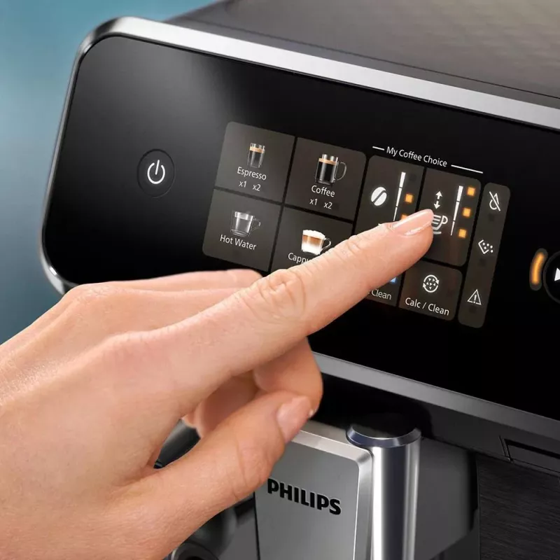 Philips Series 2300 LatteGo Pilnai Automatinis Espresso aparatas EP2339/40 Juodas/Sidabrinis