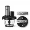Philips Series 5000 Food Processor Chopper HR1504/00, 800 W, 2.1 L talpa, balta