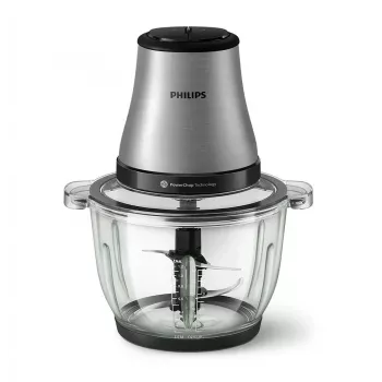 Philips Series 5000 Food Processor Chopper HR1504/00, 800 W, 2.1 L talpa, balta