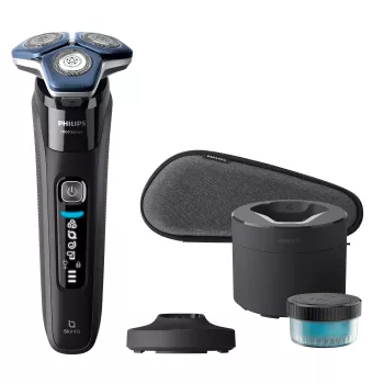 Philips Series 7000 vyriškas elektrinis skustuvas S7886/55 - tamsus chromas, šlapias ir sausas, 60 min. veikimo laikas, SkinIQ technologija