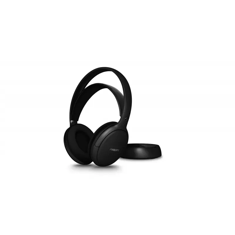 Philips SHD6000BK/12 belaidės RF ausinės, uždedamos ant galvos, juodos